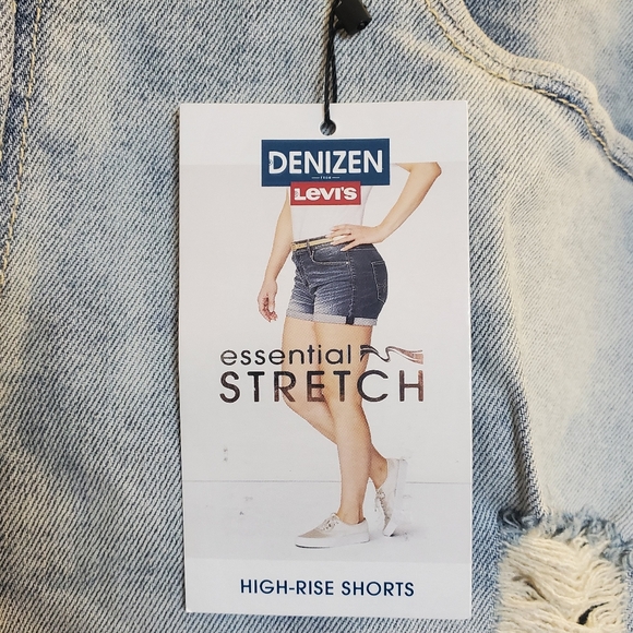Levi's Denizen - Woman's- High Rise Shorts - NWT - Sz 12 - Picture 3 of 7